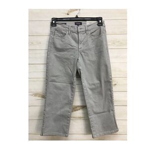 Size 0 Nydj Marilyn Stretch Cotton Crop Pants